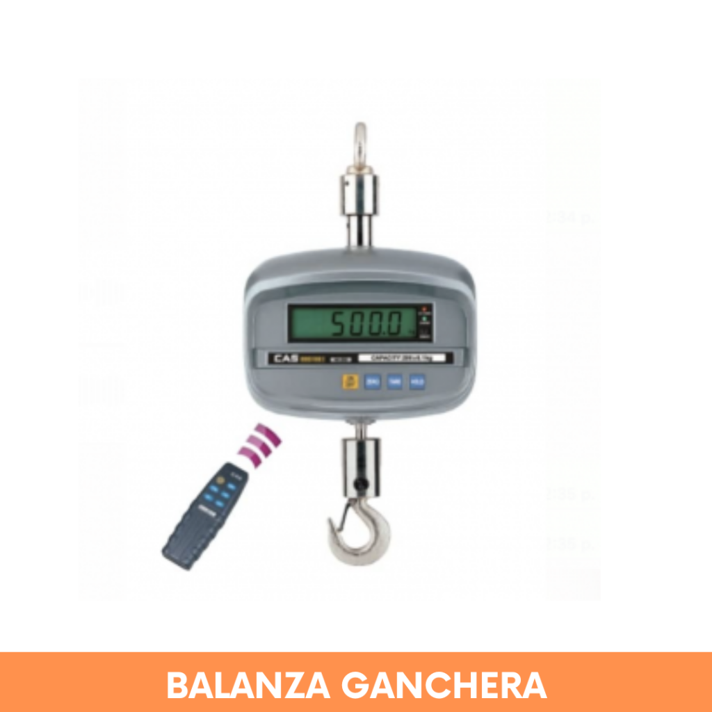 Balanza Colgante Marca Cas Para Kg Mundo De La Balanza