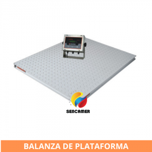 Balanza industrial de plataforma 35x45cm báscula 200Kg - Cablematic